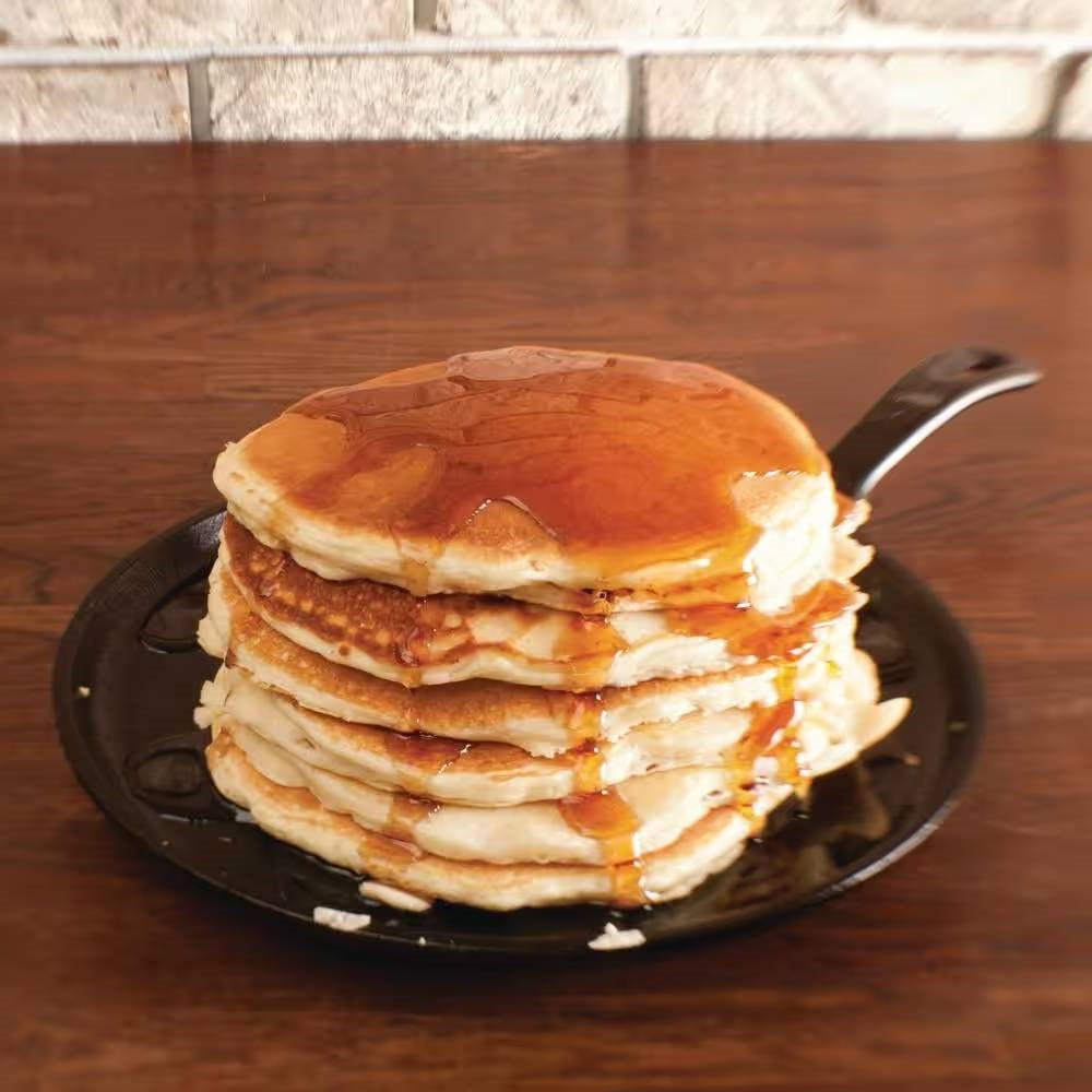 10.5-Inch Cast Iron Griddle Pan — Pre-Seasoned, Induction Ready, Made in USA