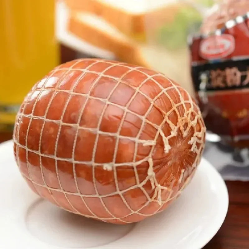 3 Meters Cotton Meat Net Ham Sausage Net Butcher's String Sausage Roll Hot Dog Sausage Casing Packaging Tools Meat Cooking Tool