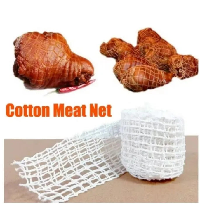 3 Meters Cotton Meat Net Ham Sausage Net Butcher's String Sausage Roll Hot Dog Sausage Casing Packaging Tools Meat Cooking Tool