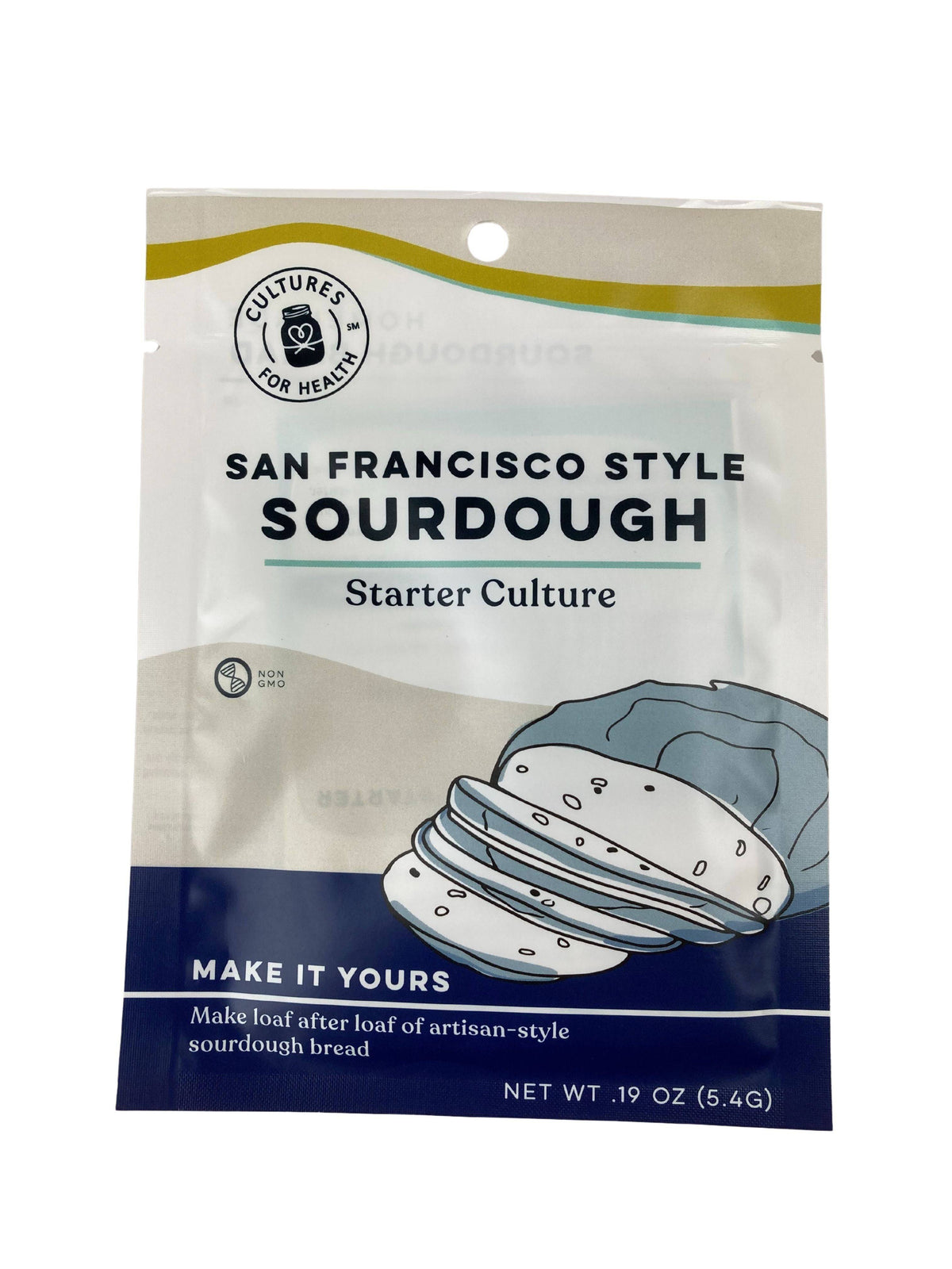 Heirloom Sourdough Starter Culture — San Francisco, Whole Wheat or Gluten-Free