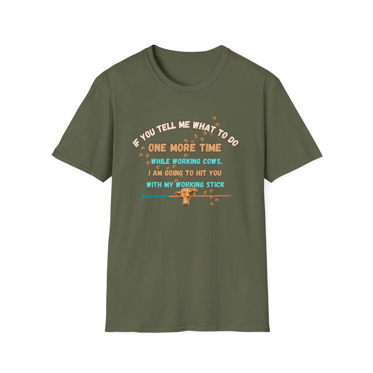 Working Cows Humor T-Shirt, Farm Tees, Funny Farmer Shirt
