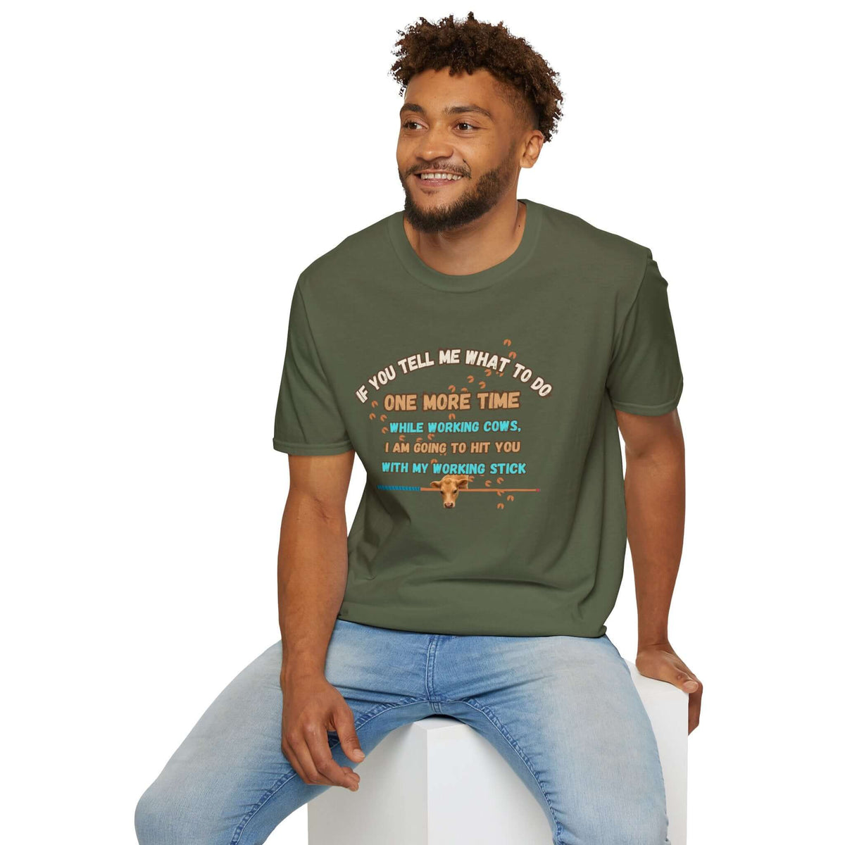 Working Cows Humor T-Shirt, Farm Tees, Funny Farmer Shirt