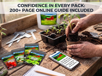 BEST VALUE: 100,000 Vegetable Heirloom Seed Vault. 100 Seed Packets