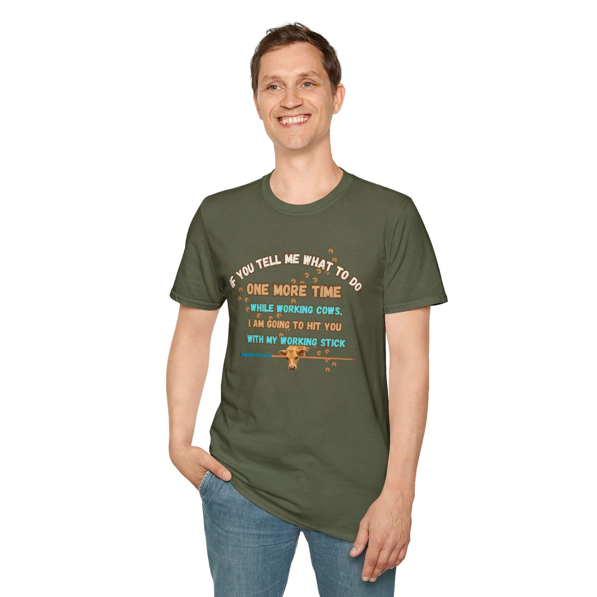 Working Cows Humor T-Shirt, Farm Tees, Funny Farmer Shirt
