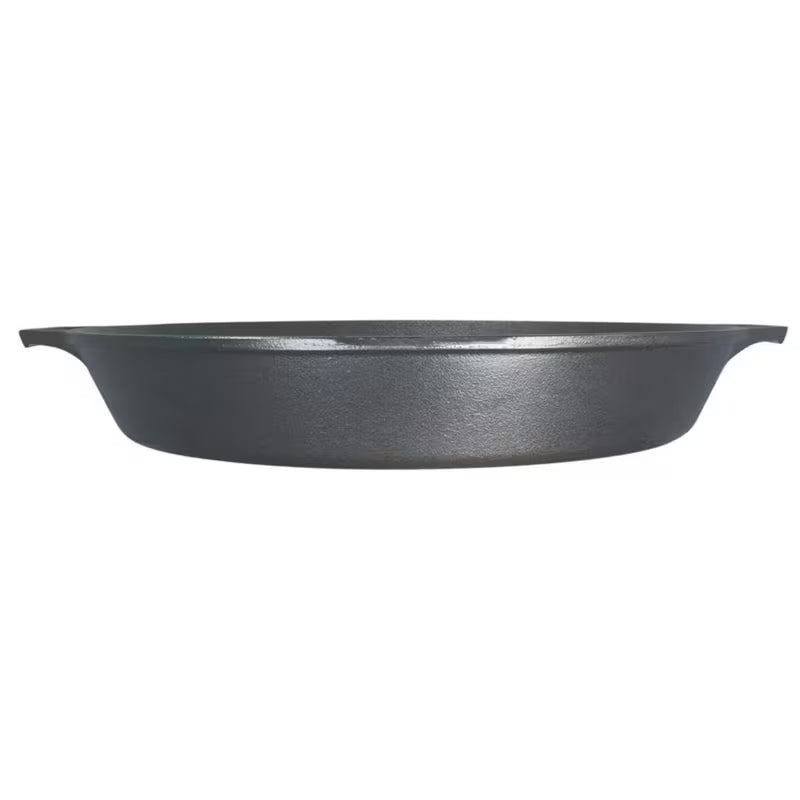 17-Inch Cast Iron Griddle and Skillet Pan — Indoor & Campfire Cooking