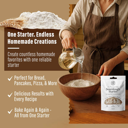 Original Sourdough Starter Culture — Freeze-Dried Organic, 12g