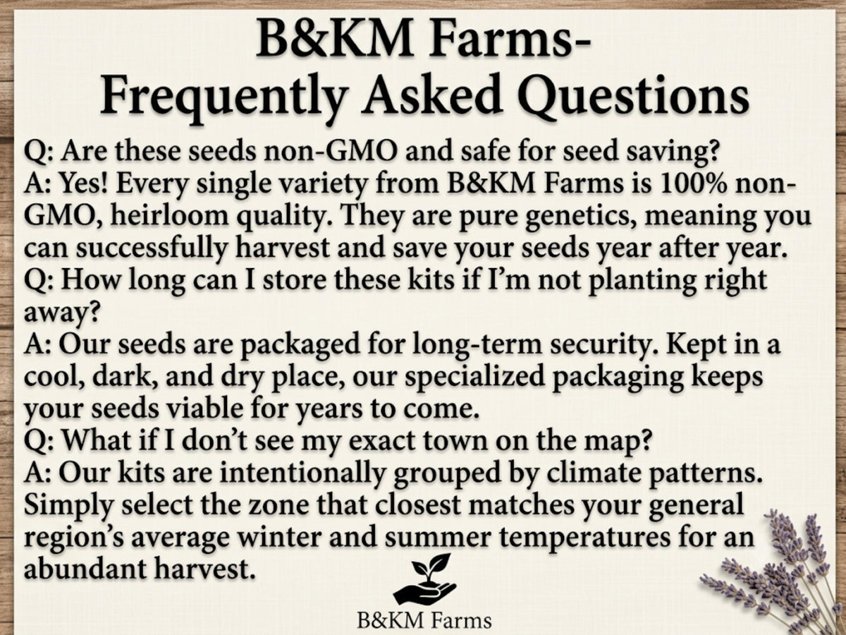 40 Vegetable Seed Packets. 46,000 Heirloom Non-GMO Seeds