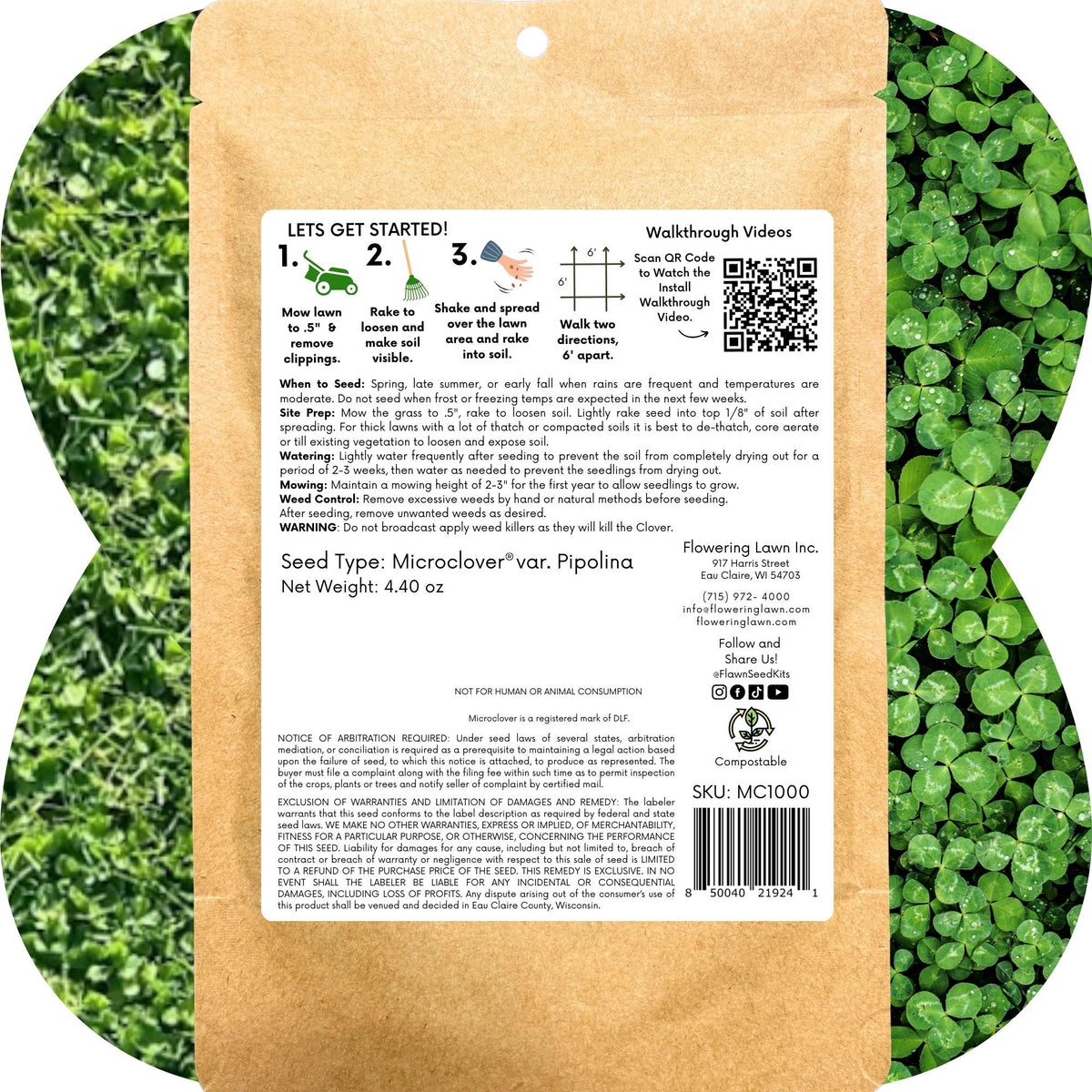 Micro Clover Seed