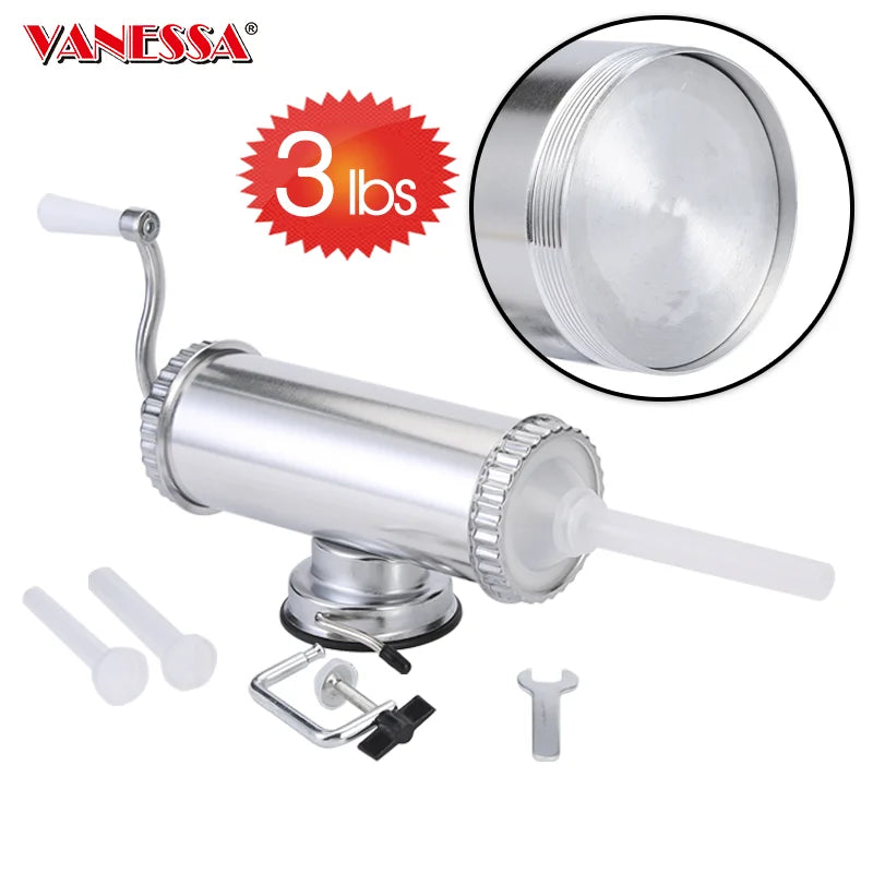 MASTER FENG Sausage Stuffer Homemade Manual Sausage Maker Sausage Meat Filling Machine