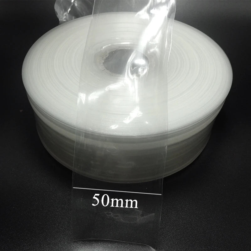 5pcs Sausage Casing Width 50mm Plastic Film Storage for Meat Sausage Maker Kitchen Tools each 50cm Packaging Tools