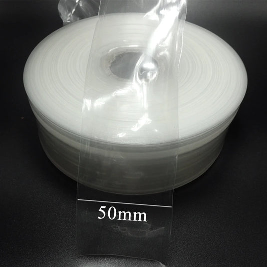 5pcs Sausage Casing Width 50mm Plastic Film Storage for Meat Sausage Maker Kitchen Tools each 50cm Packaging Tools