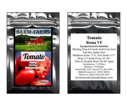 Roma VF Tomato Heirloom Seeds