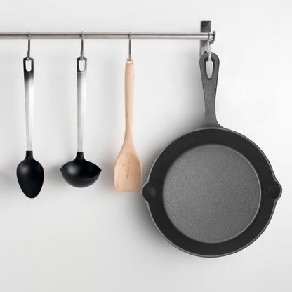 Pre-Seasoned Cast Iron Skillet Set — 6", 8" and 10" Frying Pans