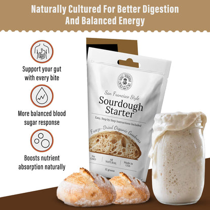 Original Sourdough Starter Culture — Freeze-Dried Organic, 12g
