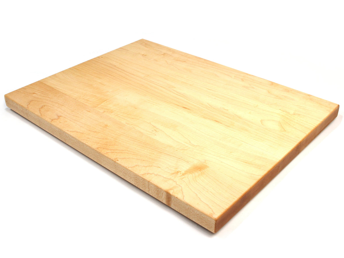 1.25” Thick Extra Large Butcher Block Cutting Board With Rubber Feet, Thick Cutting Board, Wood Chopping Board, American Made Maple Hardwood
