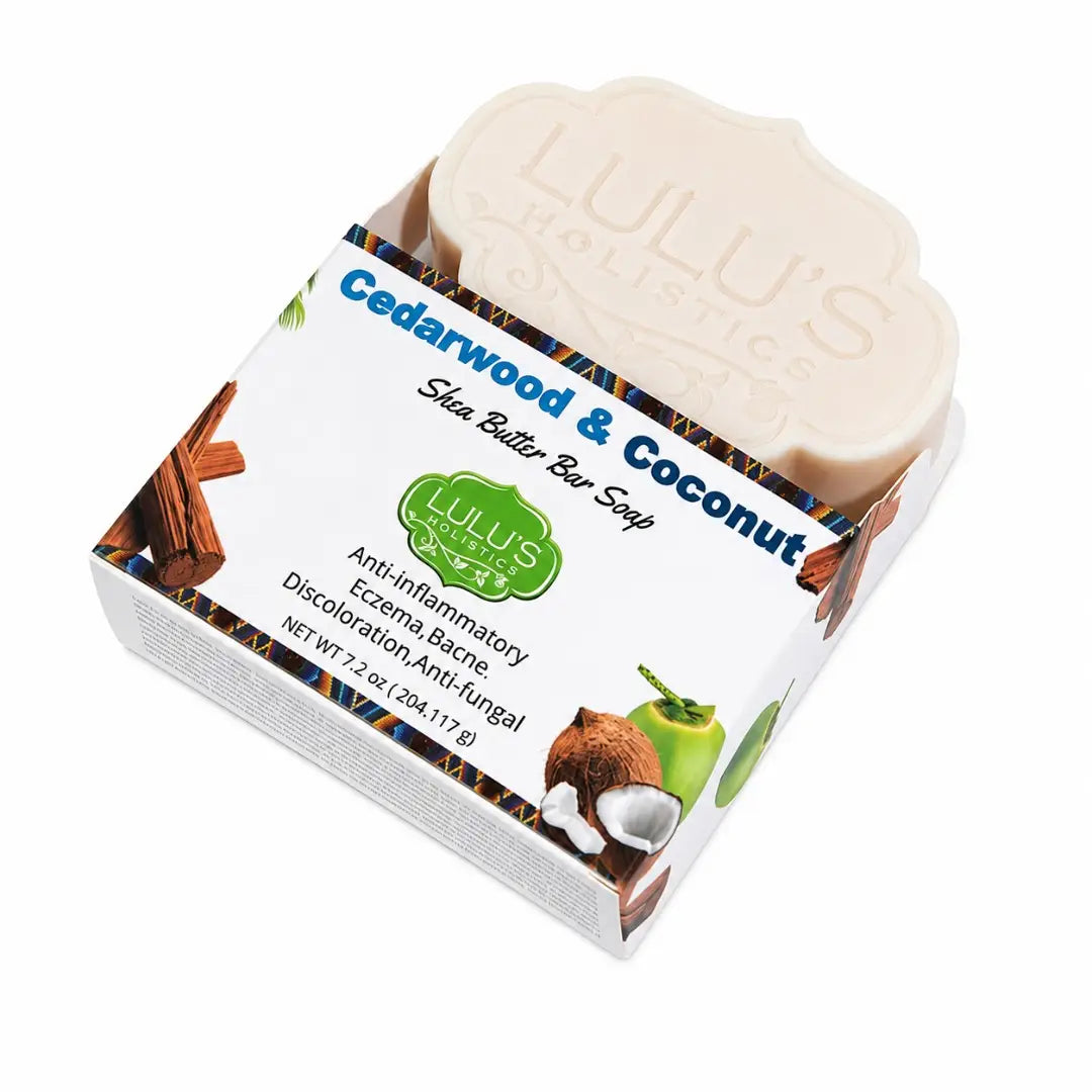 Lulu's Holistics Unscented Turmeric Shea Butter Bar Soap – Gentle Brightening Cleanse