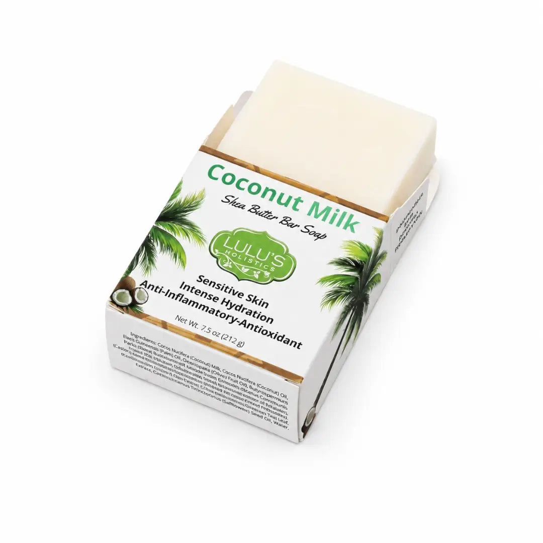 Lulu's Holistics Unscented Turmeric Shea Butter Bar Soap – Gentle Brightening Cleanse