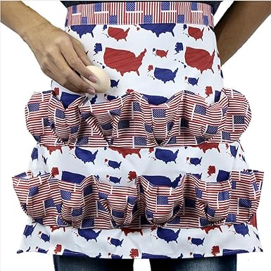 Egg Collecting Apron with 12 Pockets — Egg Gathering Apron for Chicken, Duck & Goose Eggs