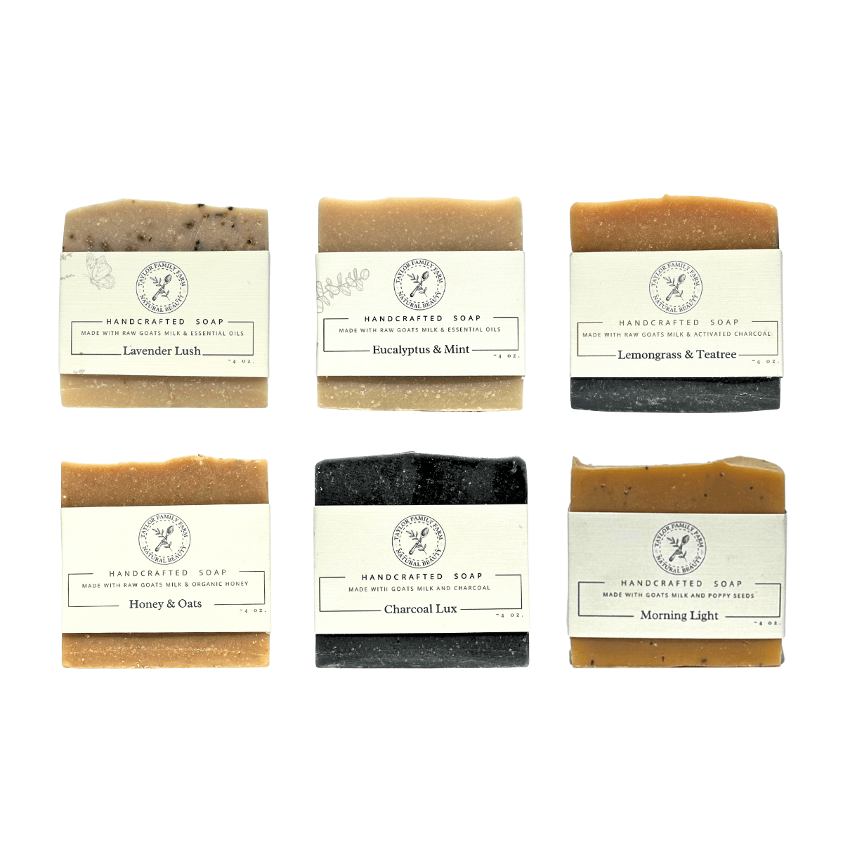 Goat’s Milk Soap Gift Set – 6 Bar Collection