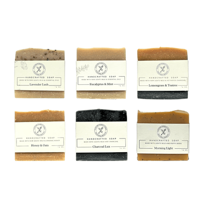 Goat’s Milk Soap Gift Set – 6 Bar Collection